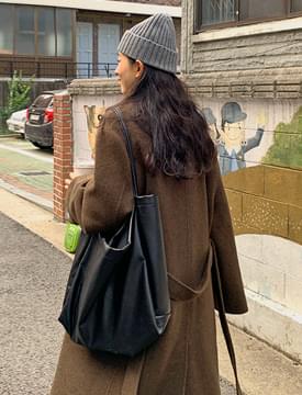 Fake Leather Daily Shoulder Bag