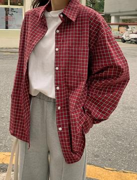 Wafer Loose Fit Check Shirt