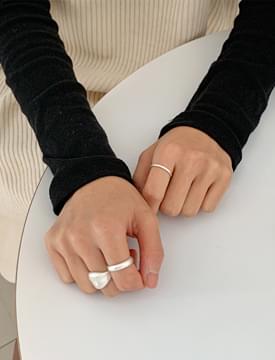 Daily matte ring SET
