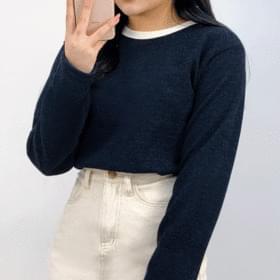 ビス配色長袖Tシャツ