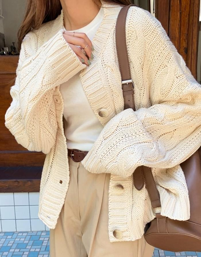 Olly Thigh Overfit Knit Cardigan
