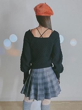 Check juke mini skirt