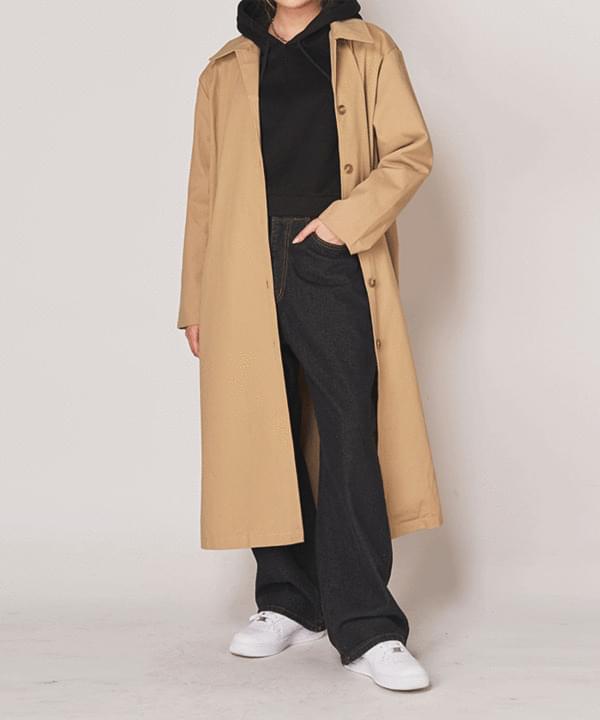 Basic trench long coat