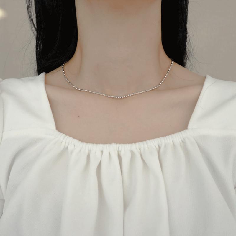 simple bell chain necklace