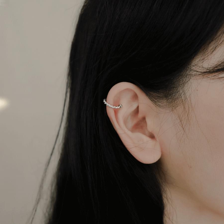 twisted rope earcuff