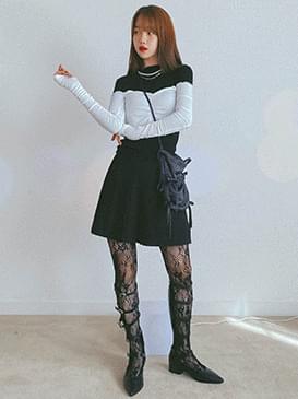 Off Shoulder Warmer Crop T-shirt