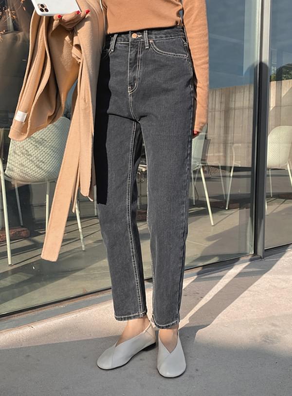 Stitch black blue pants
