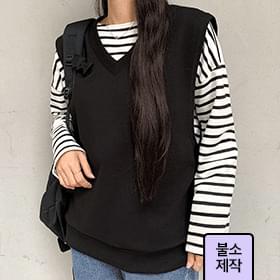 無地デイリーリブベスト