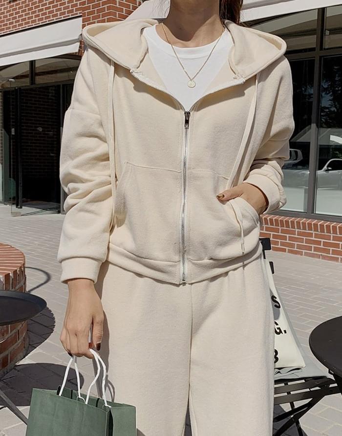 Beni Daily Knit Hood Zip Up