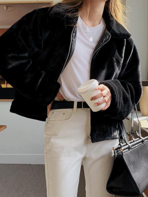 Bill's fake mink fur jacket