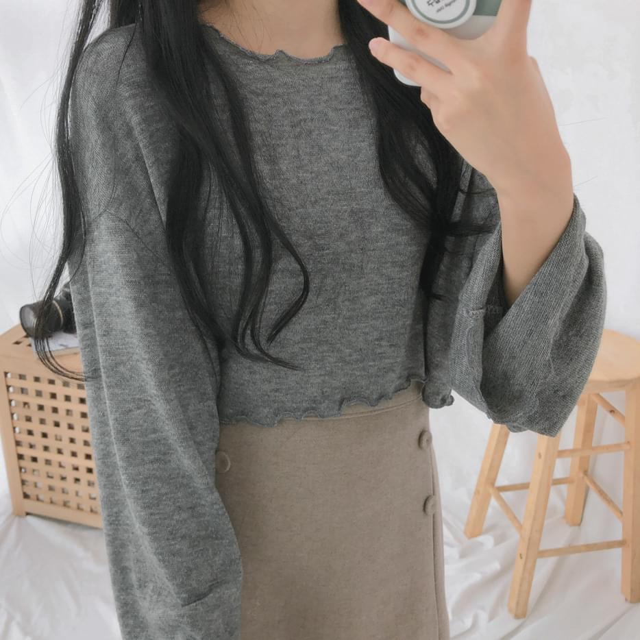 Touch wave knit