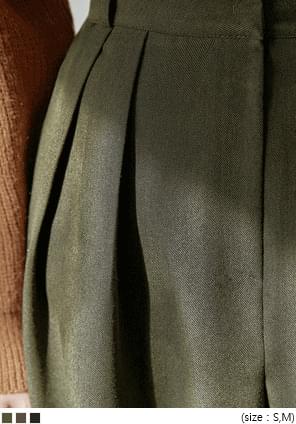ACROSS PINTUCK WIDE SLACKS
