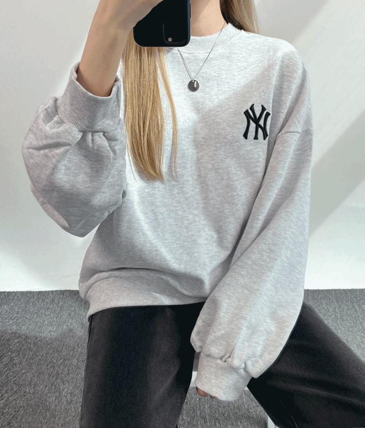 New York embroidered sweatshirt 長袖