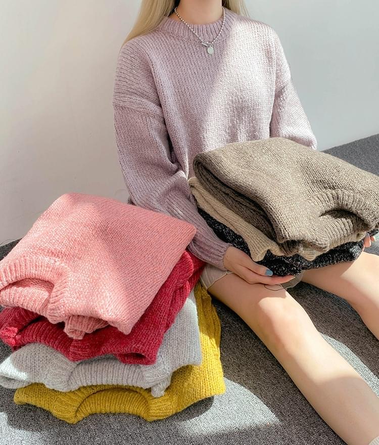 Round Loose Fit Daily Knit ニット