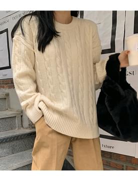 Cocoa Soft Round Neck Knit