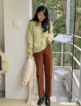 Standard Cotton Flat Pants