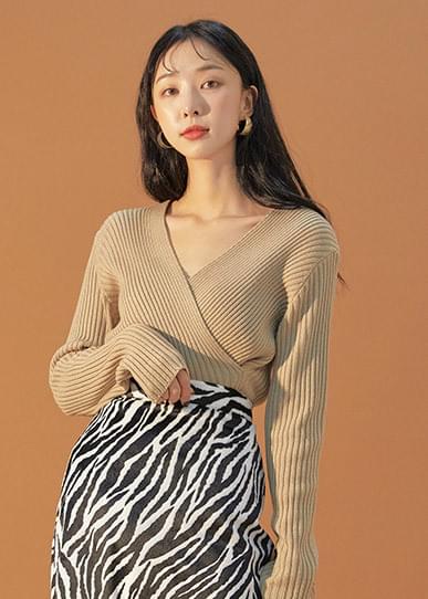 언발 랩 골지니트