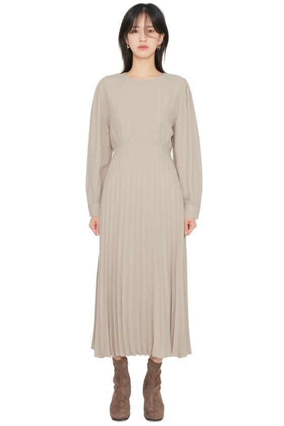 Lodi pleated midi dress