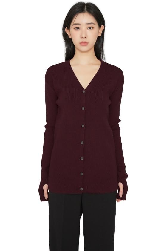 Pla V-neck warmer cardigan