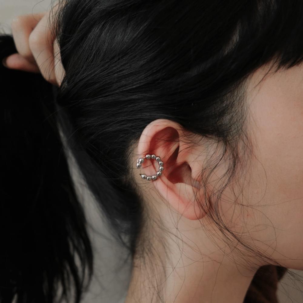 Two bowl line ear cuffs 耳環