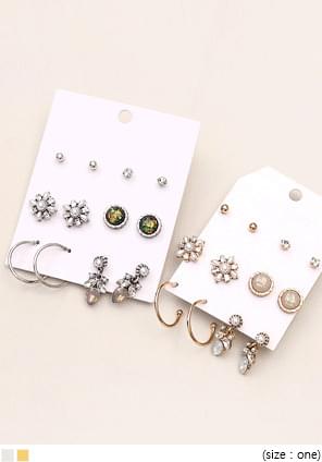 POSH 6 TYPE EARRING SET 耳環