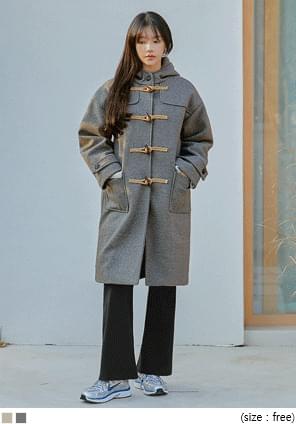 RIRICAL HOOD DUFFLE COAT