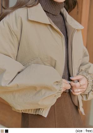 BIN POCKET COLLAR PADDING JUMPER