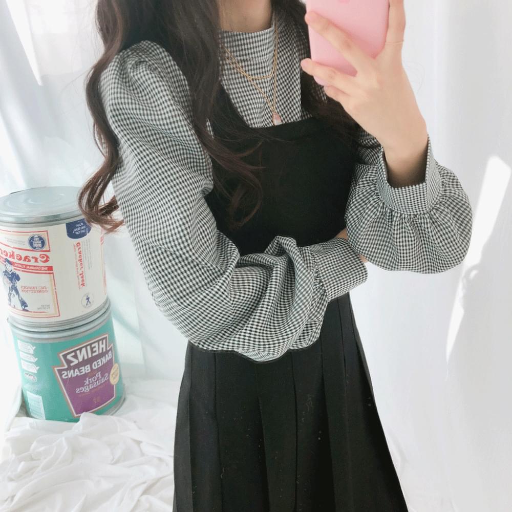 Gobang knit set blouse