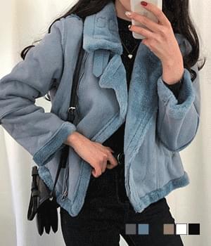 무쉬 데일리 무스탕 자켓