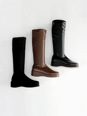 Defits Socks Wedge Long Boots 4cm 靴子