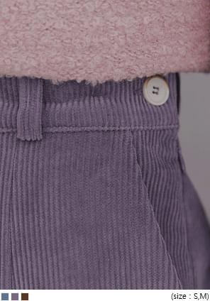 Corduroy Wide Leg Pants