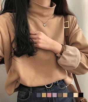 토이 하프넥 기모 맨투맨