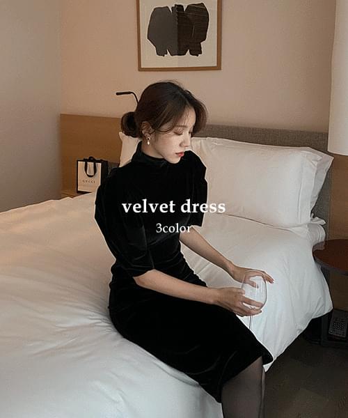 Peter dress-velvet