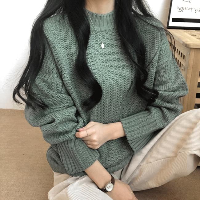 Rain Basic Round Neck Knit