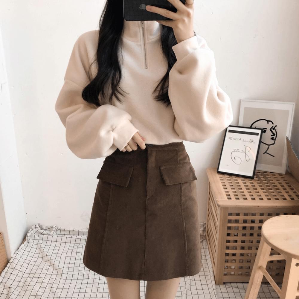 Fleece Anorak Sweatshirt