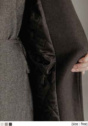 ELF WOOL RAGLAN SINGLE COAT