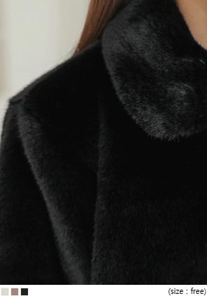 LOPEZ COLLAR FUR JACKET