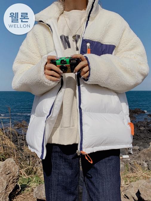 Day Day Dot Dumble Zip-Up Padded
