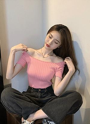 tt1237 골지 슬림핏 티셔츠