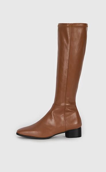 Town low heel brushed long boots 靴子