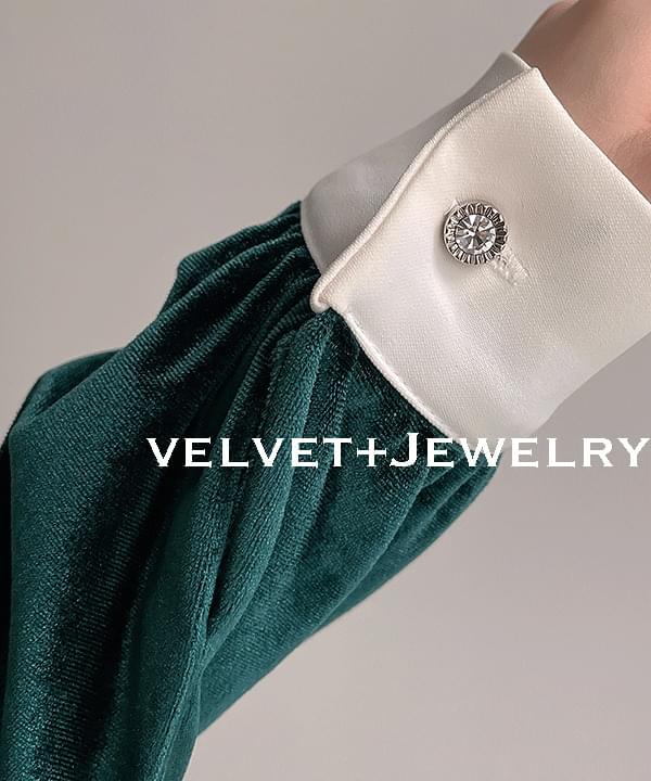 Verdi Velvet Blouse 2color