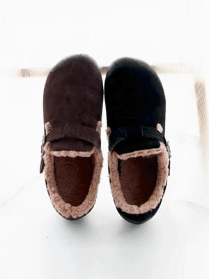 프로브 가죽 퍼 로퍼 1cm
