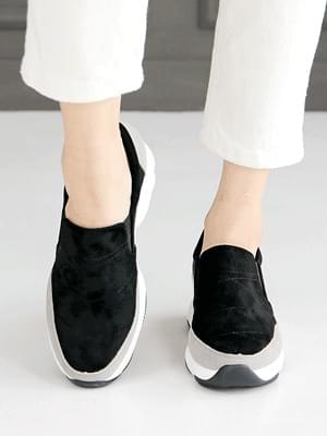 로제아 키높이 통굽 슬립온 6cm
