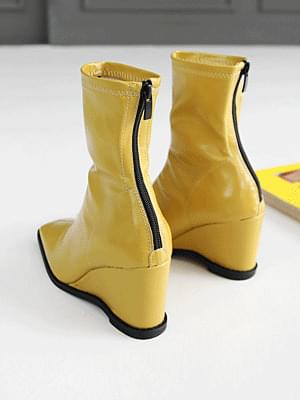 Diles Sox Wedge Ankle Boots 7cm 靴子