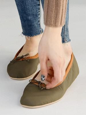 Rosie padded flat shoes 1cm 平底鞋