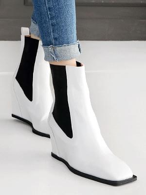 Etican wedge chelsea boots 8cm 靴子