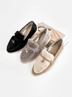 Pienta fur loafers 2cm 樂福鞋