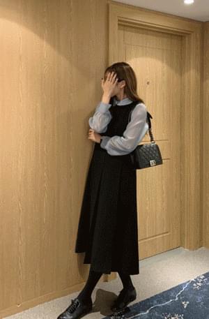 Luna box pleats dress