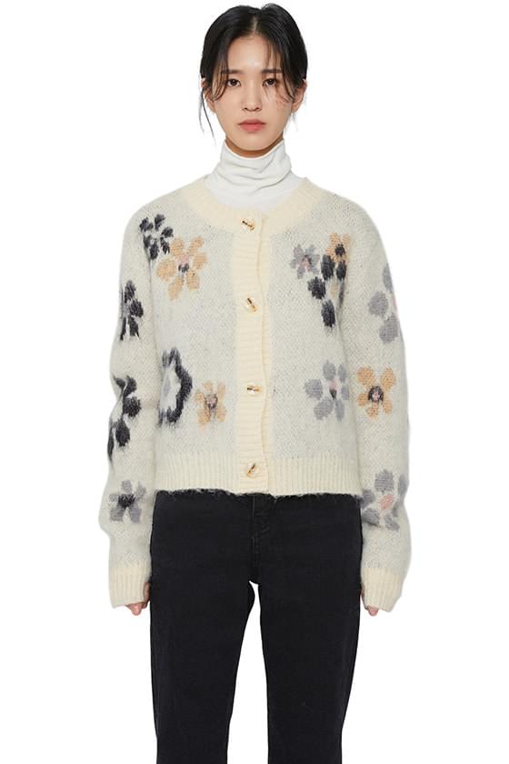 vintage flower cardigan