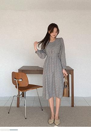 은은꽃내음쉬폰 롱원피스
